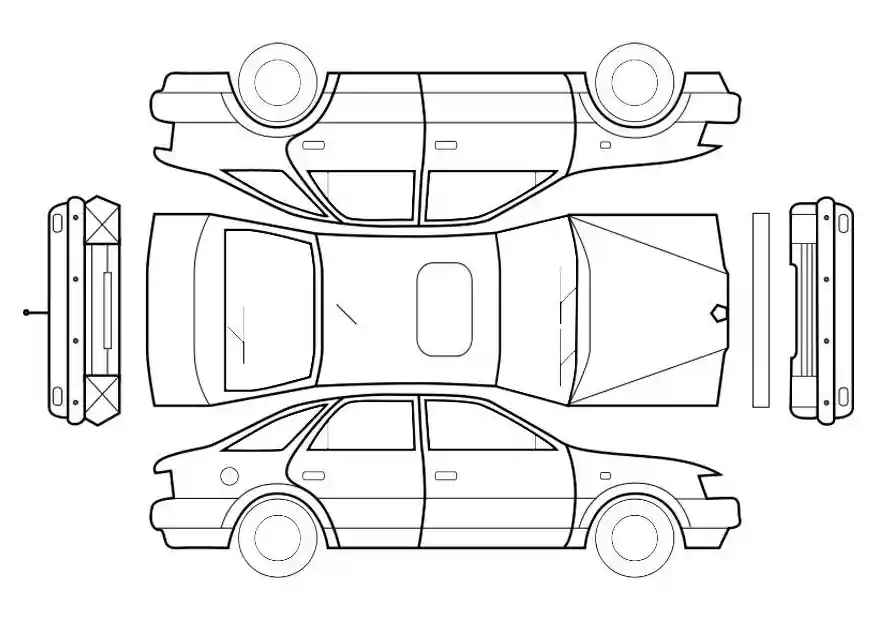 Vehicle outline